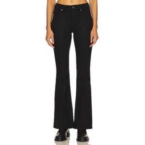 7 For All Mankind High Waisted 'Ali' Black Denim Jean Size 25 - NWT